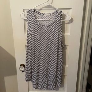 ATHLETA Blue and white stripped tunic